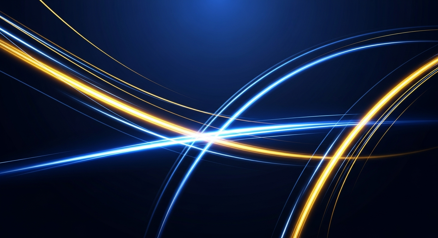 Abstract digital network representing business growth and HR connections